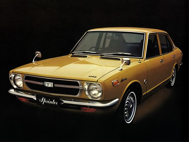 Toyota Sprinter (KE20, TE20) 2 поколение, рестайлинг, седан (08.1971 - 07.1972)